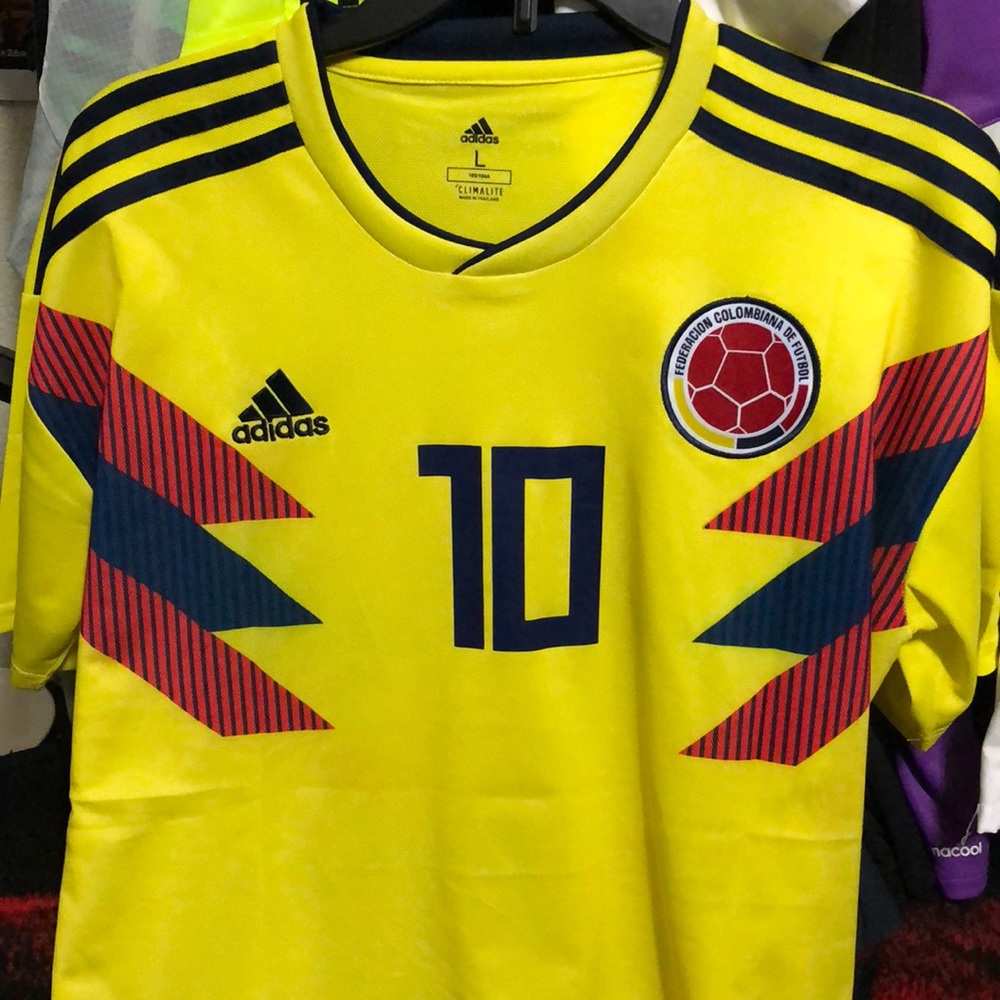 2018 Columbia World Cup Home Jersey - #10 JAMES